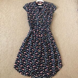 Maeve by Anthropologie Catherine tie waist umbrella dress